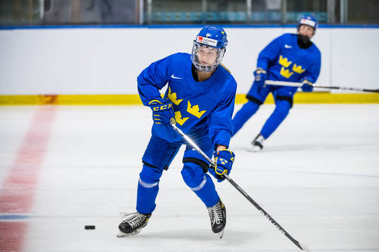 Ebba Berglund of Sweden at a practice session
