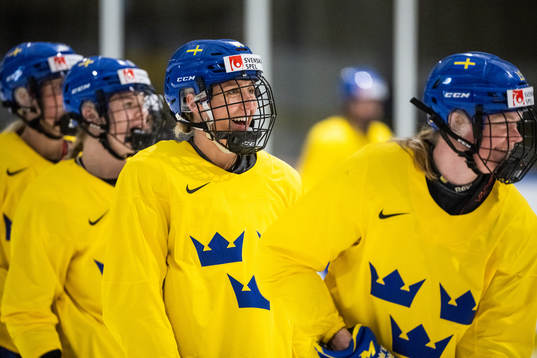 Hanna Olsson of Sweden at a practice session