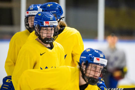 Emma Murén of Sweden at a practice session