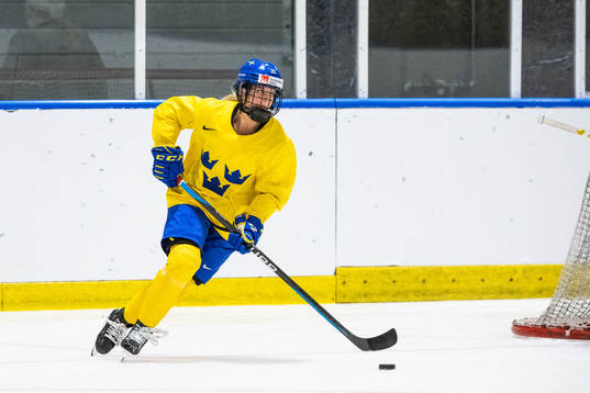 Mina Waxin of Sweden at a practice session