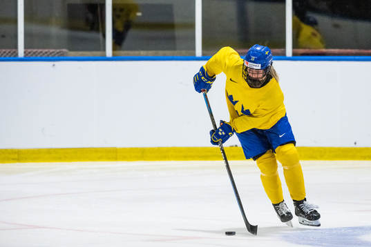 Mina Waxin of Sweden at a practice session