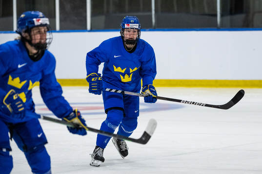 Lina Ljungblom of Sweden at a practice session