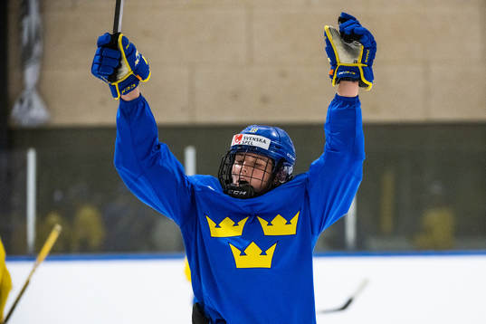 Jenny Antonsson of Sweden at a practice session