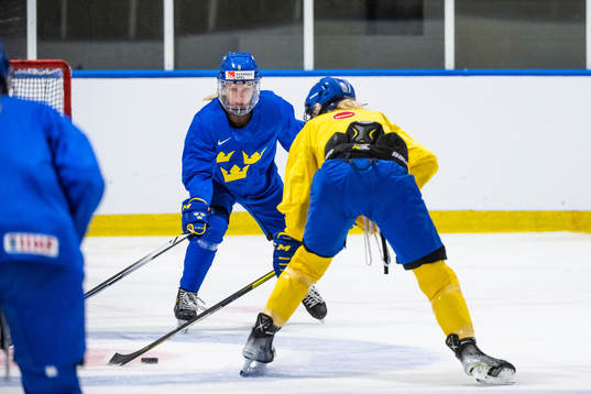 Ebba Berglund of Sweden at a practice session