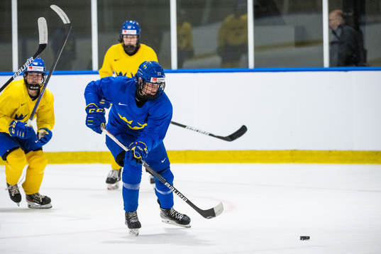 Thea Johansson of Sweden at a practice session