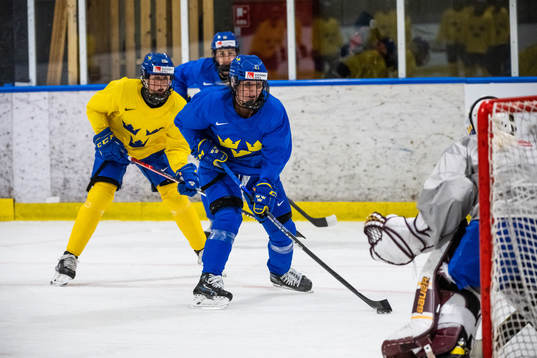 Celine Tedenby of Sweden at a practice session