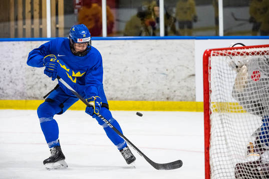 Jenny Antonsson of Sweden at a practice session