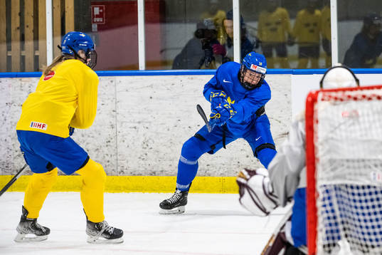 Jenny Antonsson of Sweden at a practice session