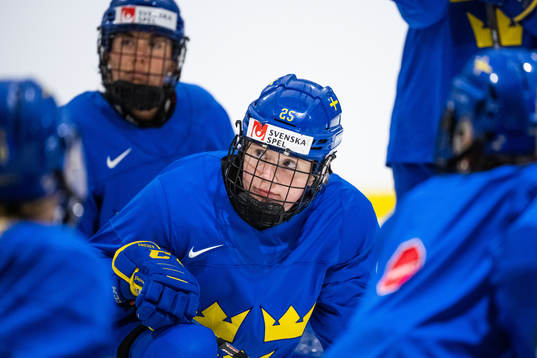 Lina Ljungblom of Sweden at a practice session