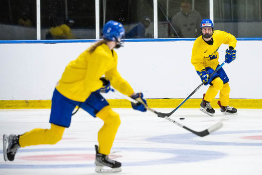 Mira Jungåker of Sweden at a practice session