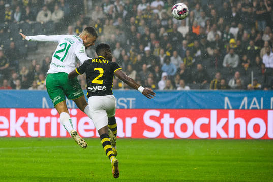 Hammarbys Edvin Kurtulus och AIKs Josafat Mendes