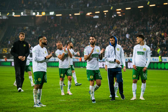 Hammarbys spelare tackar publiken