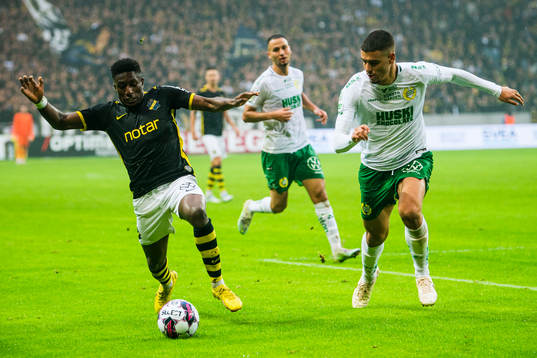 s Josafat Mendes och Hammarbys Edvin Kurtulus
