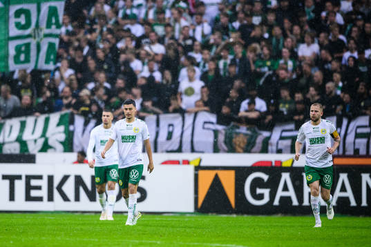 Hammarbys Alper Demirol och Darijan Bojanic deppar
