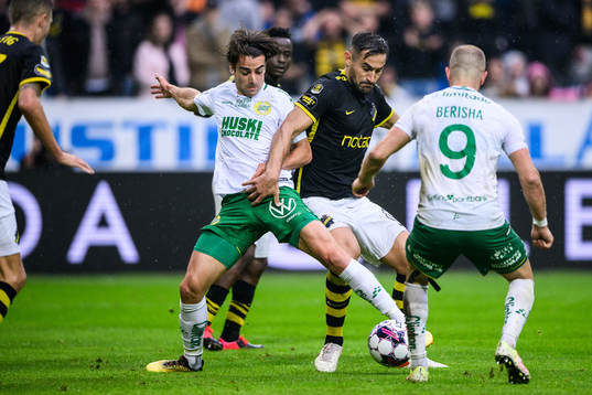Hammarbys David Concha Salas och AIKs Sotirios