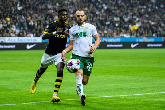 AIKs Josafat Mendes och Hammarbys Veton Berisha
