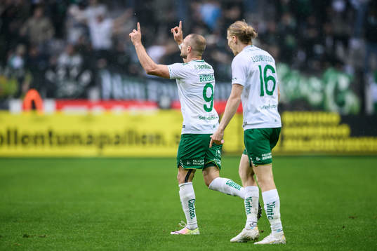 Hammarbys Veton Berisha jublar
