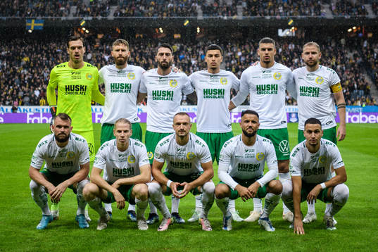 Hammarbys startelva bestående av målvakt Davor Blazevic,