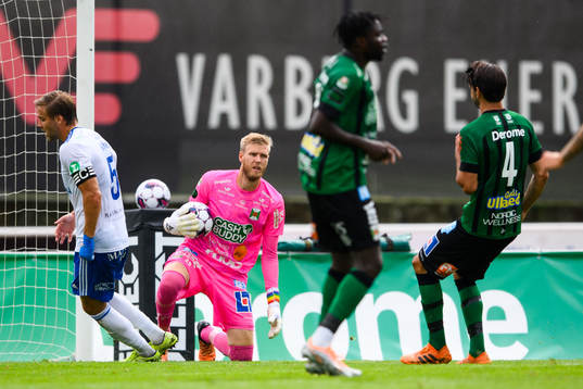 Varbergs målvakt Fredrik Andersson
