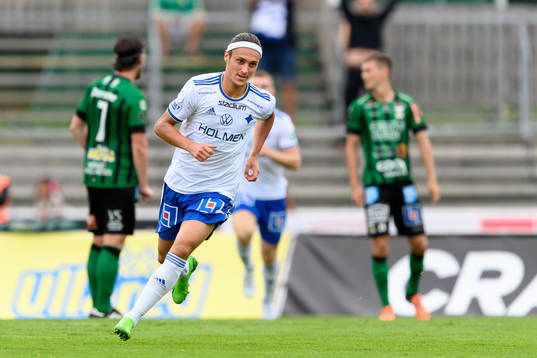 IFK Norrköpings Jonathan Levi jublar