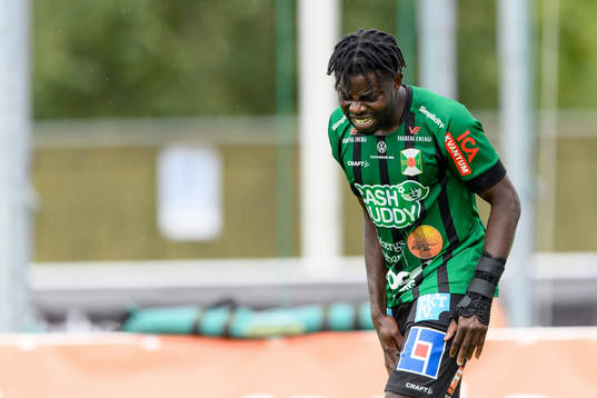 Varbergs Gideon Mensah deppar
