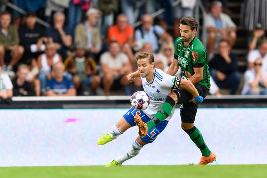 IFK Norrköpings Christoffer Nyman och Varbergs Oliver