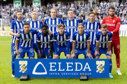 IFK Göteborgs startelva innan fotbollsmatchen i