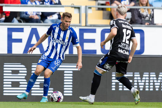 IFK Göteborgs Emil Salomonsson och Sirius Oli Valur
