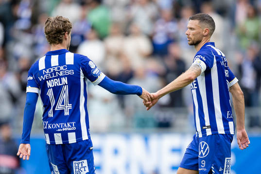 IFK Göteborgs Gustaf Norlin och Marcus Berg