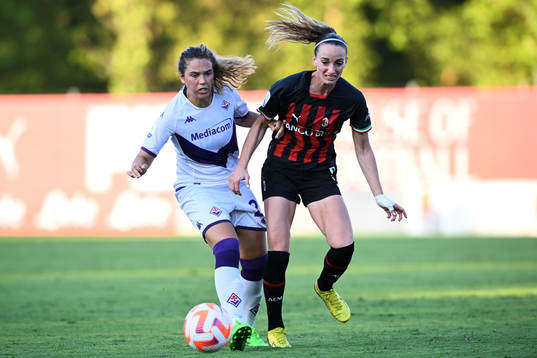 Fotboll, Dam, Serie A, Milan - Fiorentina Milano 28/08/2022