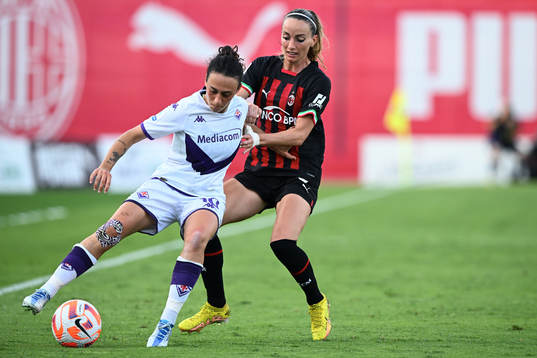 Fotboll, Dam, Serie A, Milan - Fiorentina Milano 28/08/2022