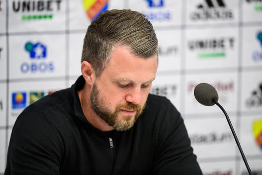 Elfsborgs manager Jimmy Thelin på presskonferensen