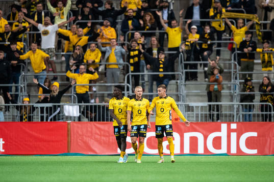 Elfsborgs Michael Baidoo, Simon Strand och Jacob Ondrejka