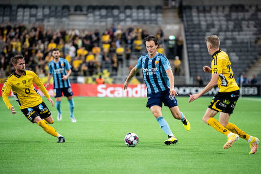 Elfsborgs Rasmus Alm och Alexander Bernhardsson och