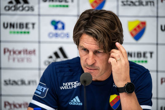 Djurgårdens tränare Thomas Lagerlöf