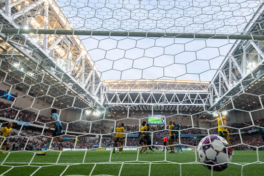 Djurgårdens Hjalmar Ekdal jublar