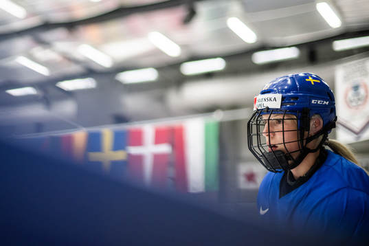 Jenny Antonsson of Sweden at a practice session