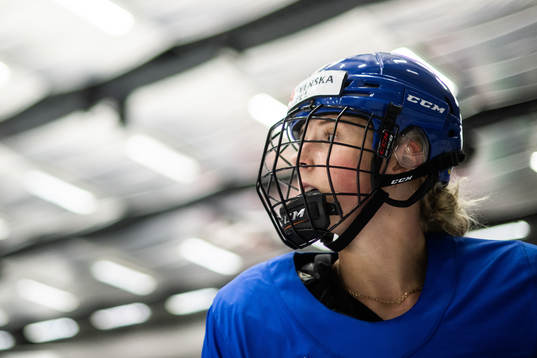 Jenny Antonsson of Sweden at a practice session