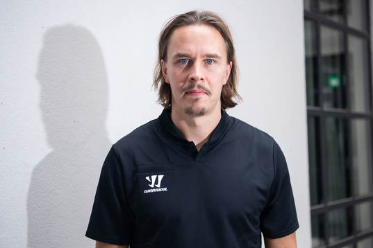 Joakim Nygård of Färjestad poses for portrait