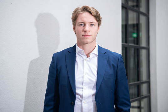 Rickard Hugg of Skellefteå poses for portrait