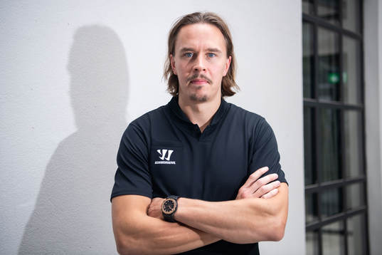 Joakim Nygård of Färjestad poses for portrait