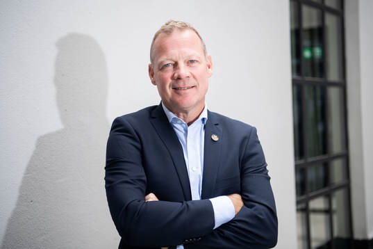 Henrik Stridh, assistant coach of Luleå, poses for portrait