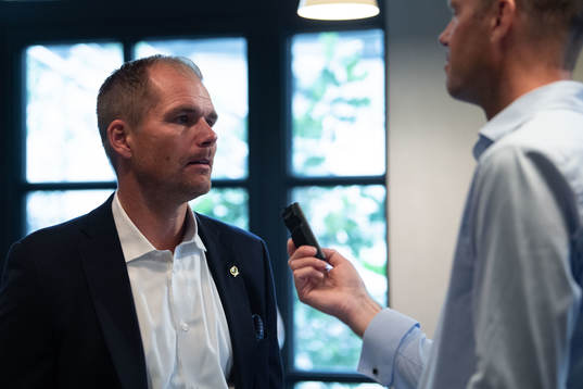 Tomas Mitell, head coach of Färjestad