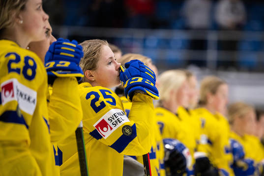 Lina Ljungblom of Sweden looks dejected