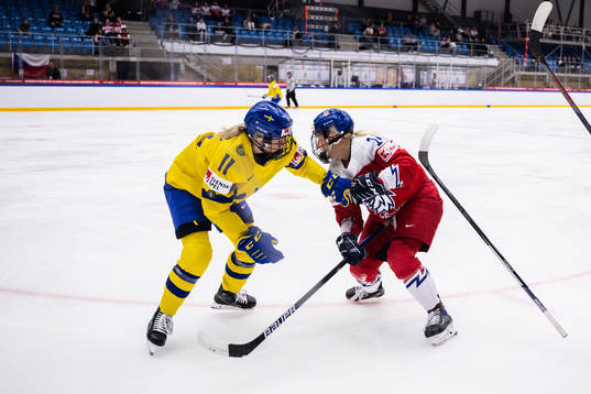 Josefin Bouveng of Sweden and Dominika Laskova of Czech