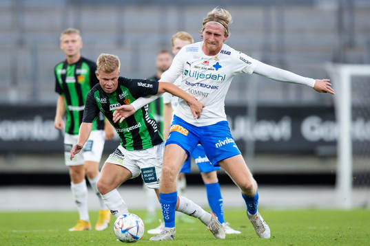 GAIS Filip Gustafsson och Värnamos Hampus Näsström