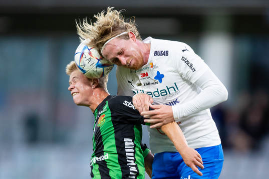 GAIS Filip Gustafsson och Värnamos Hampus Näsström