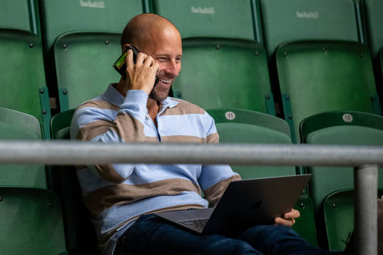 Rögles sportchef Chris Abbott