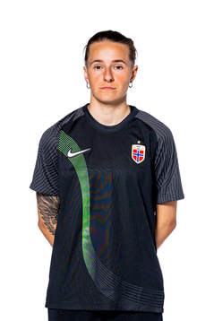 Goalkeeper Rugile Maria Rulyte of the Norwegian women’s