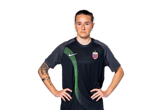Goalkeeper Rugile Maria Rulyte of the Norwegian women’s